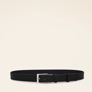 Men's Black Leather Belt