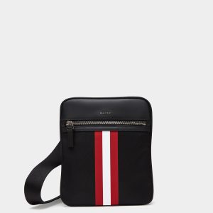 Men's Black Crossbody Bag