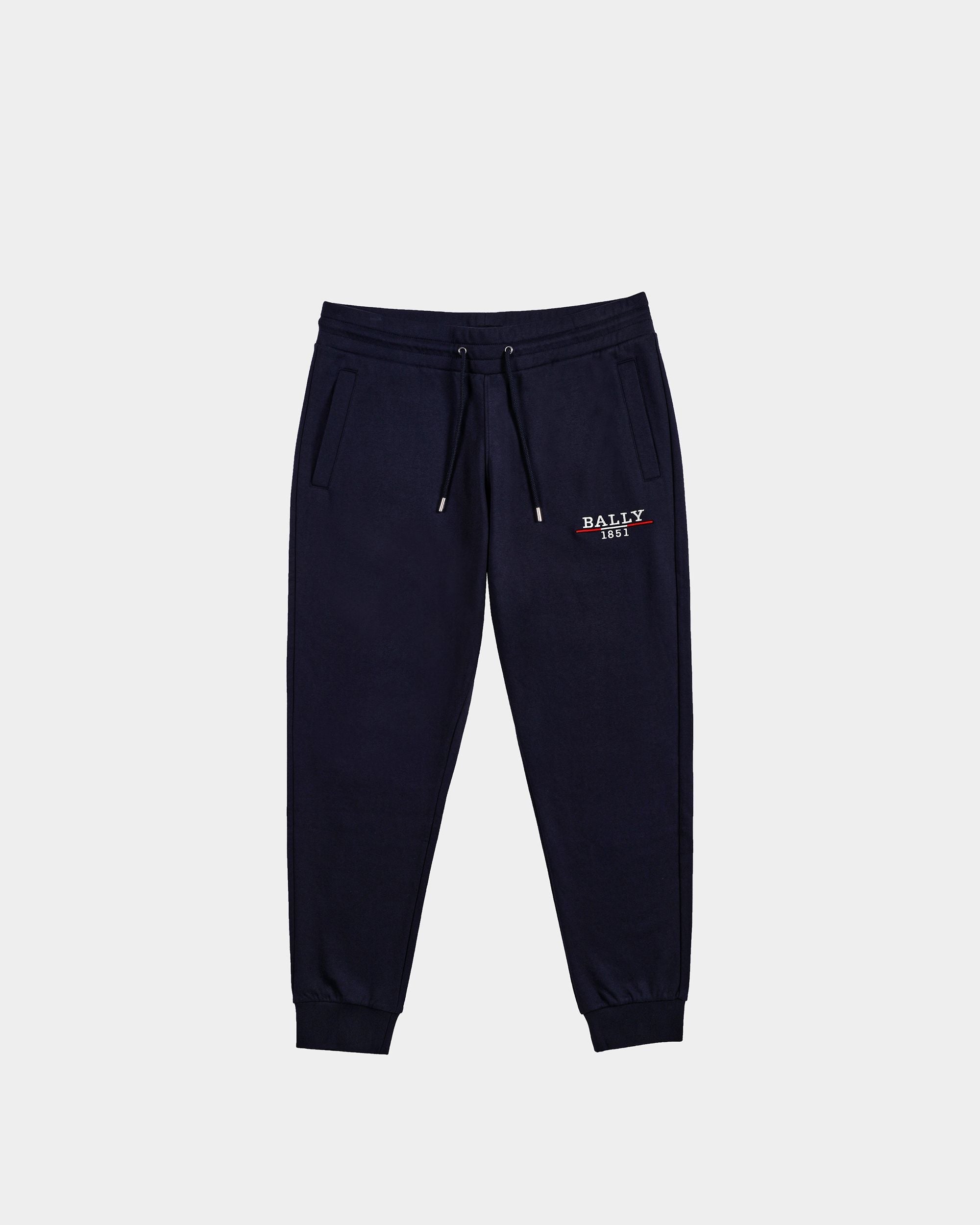 Sweatpants in Blue Knit Cotton