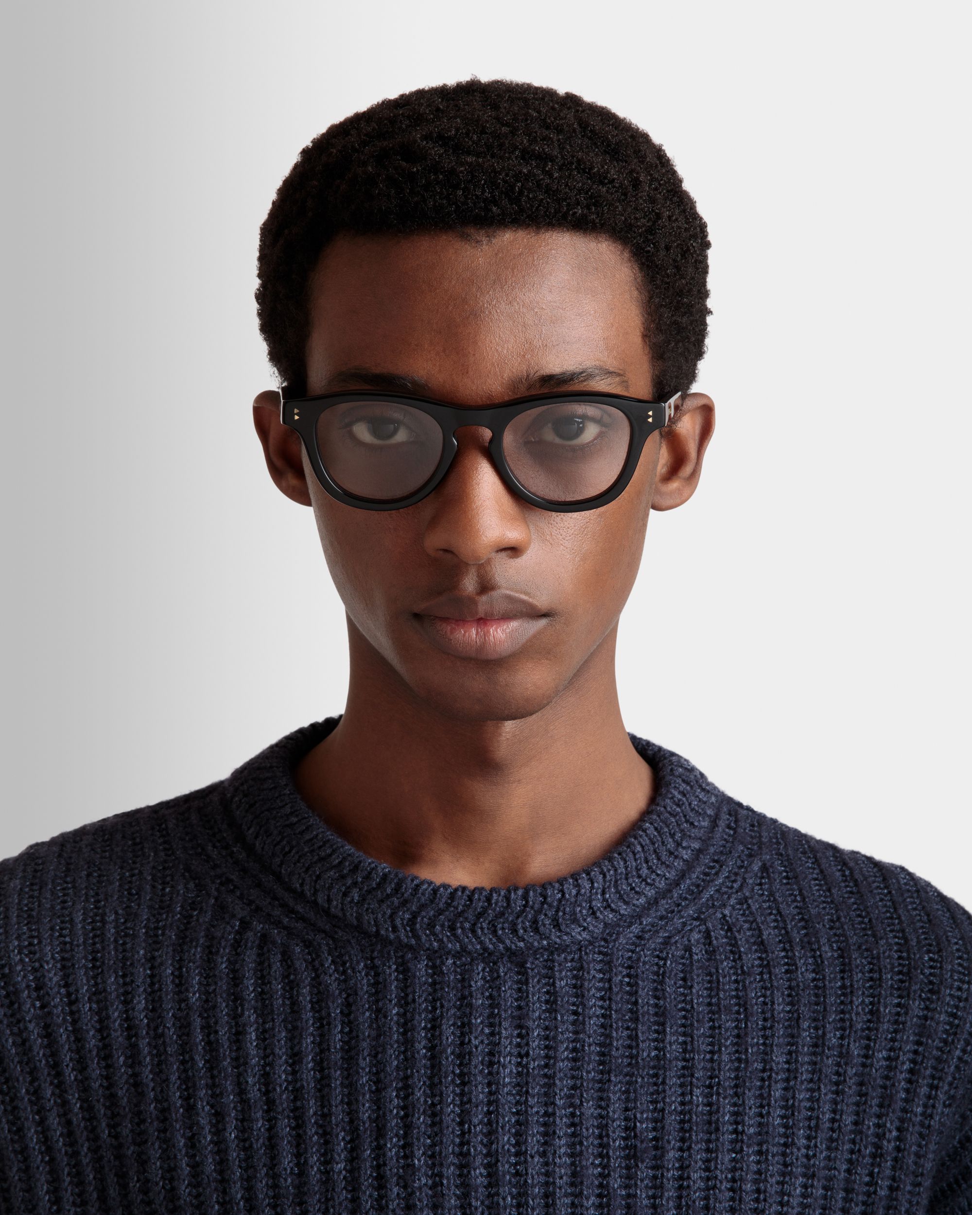 Dieter Sunglasses In Black Acetate - Image 2