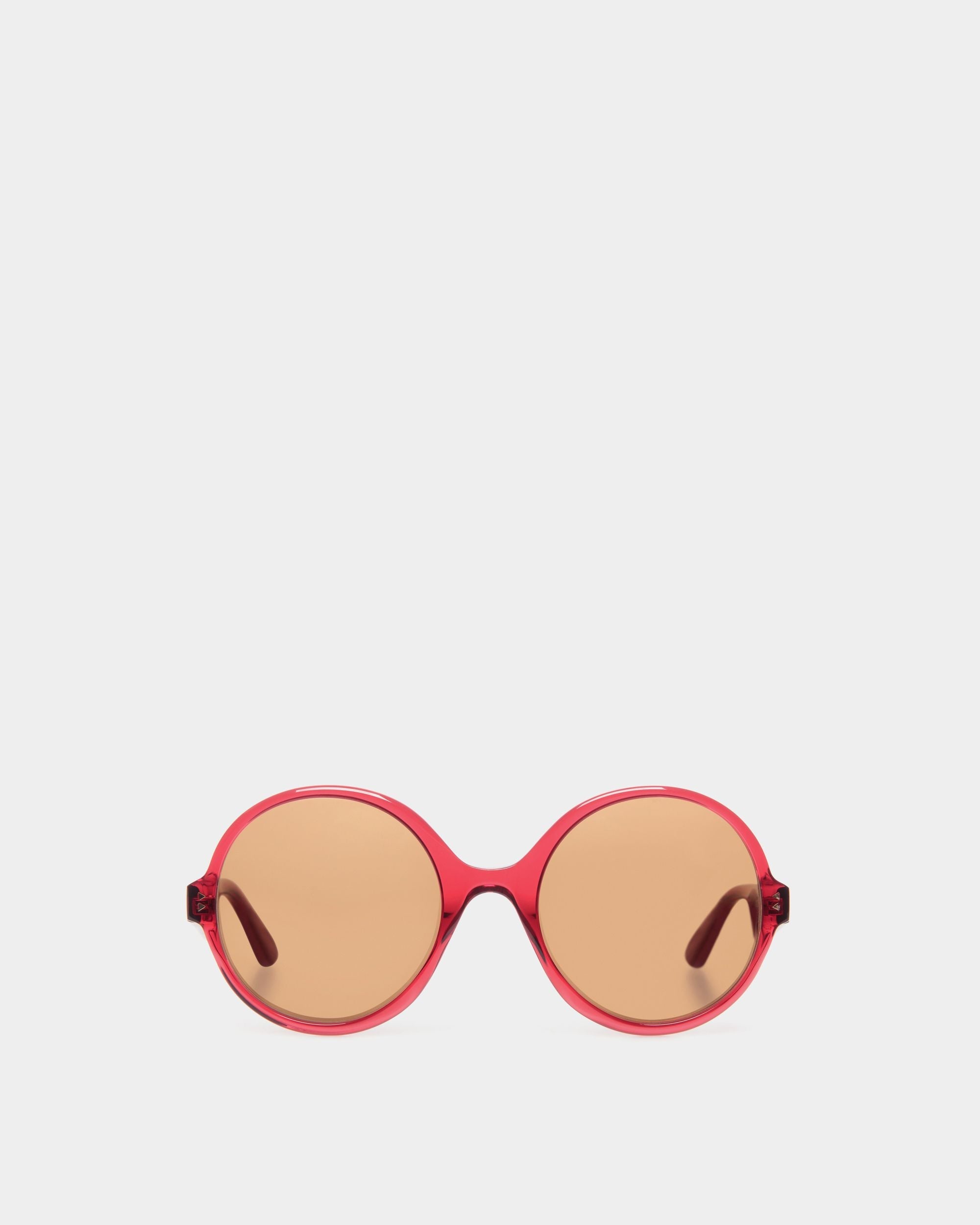 Ursula Sunglasses In Red Acetate