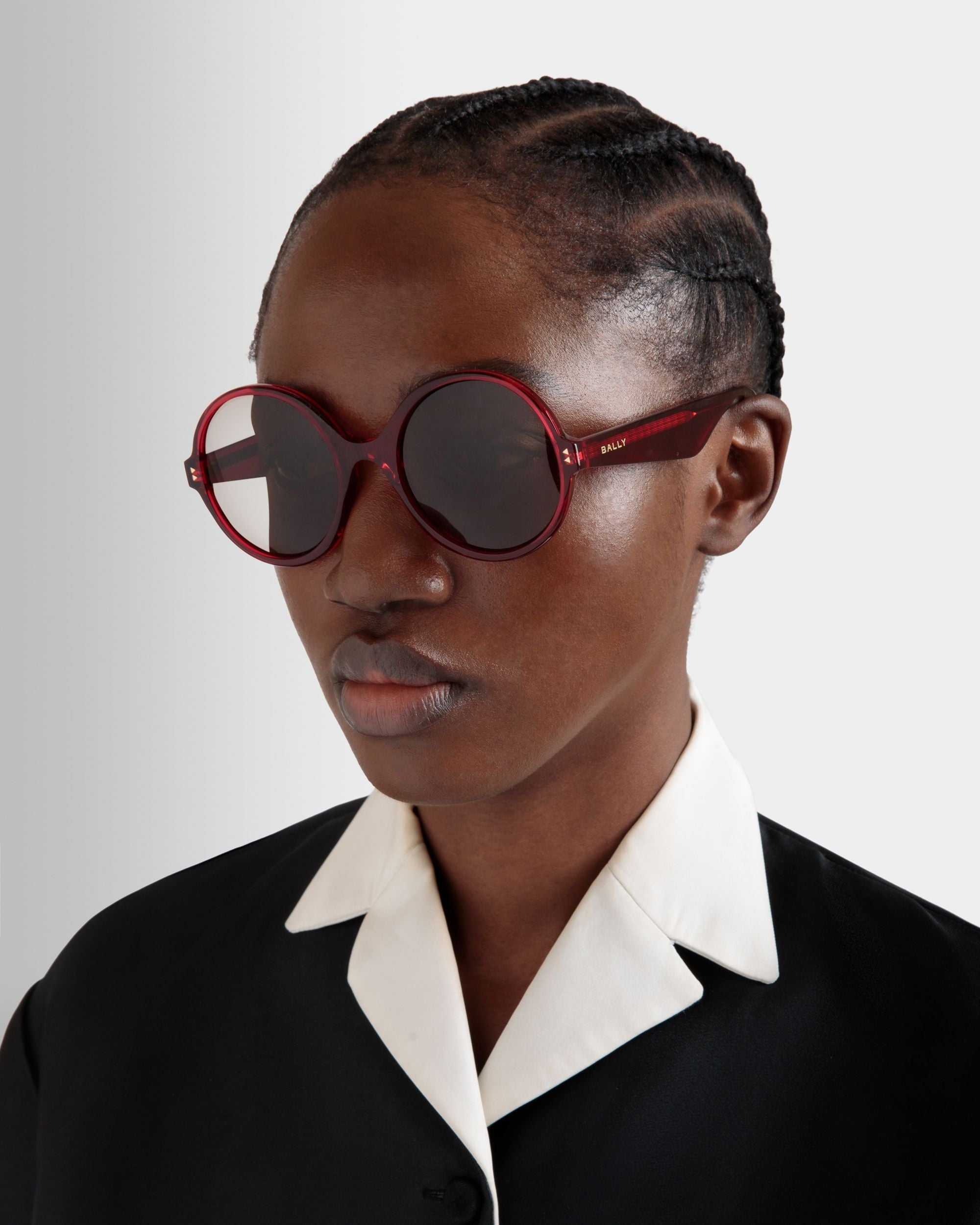 Ursula Sunglasses In Red Acetate - Image 2