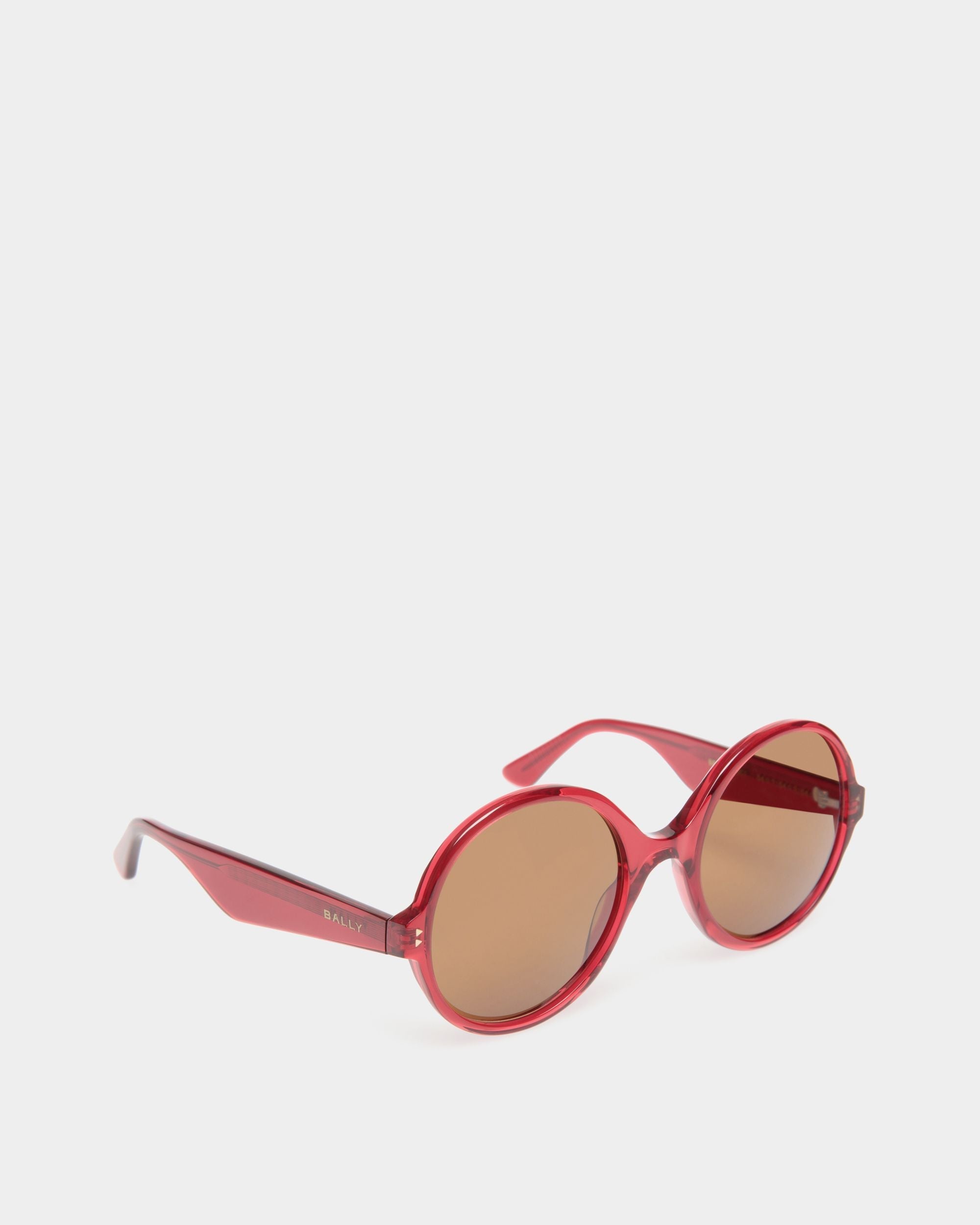 Ursula Sunglasses In Red Acetate - Image 3