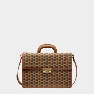Briefcase with a Desert Pennant Print