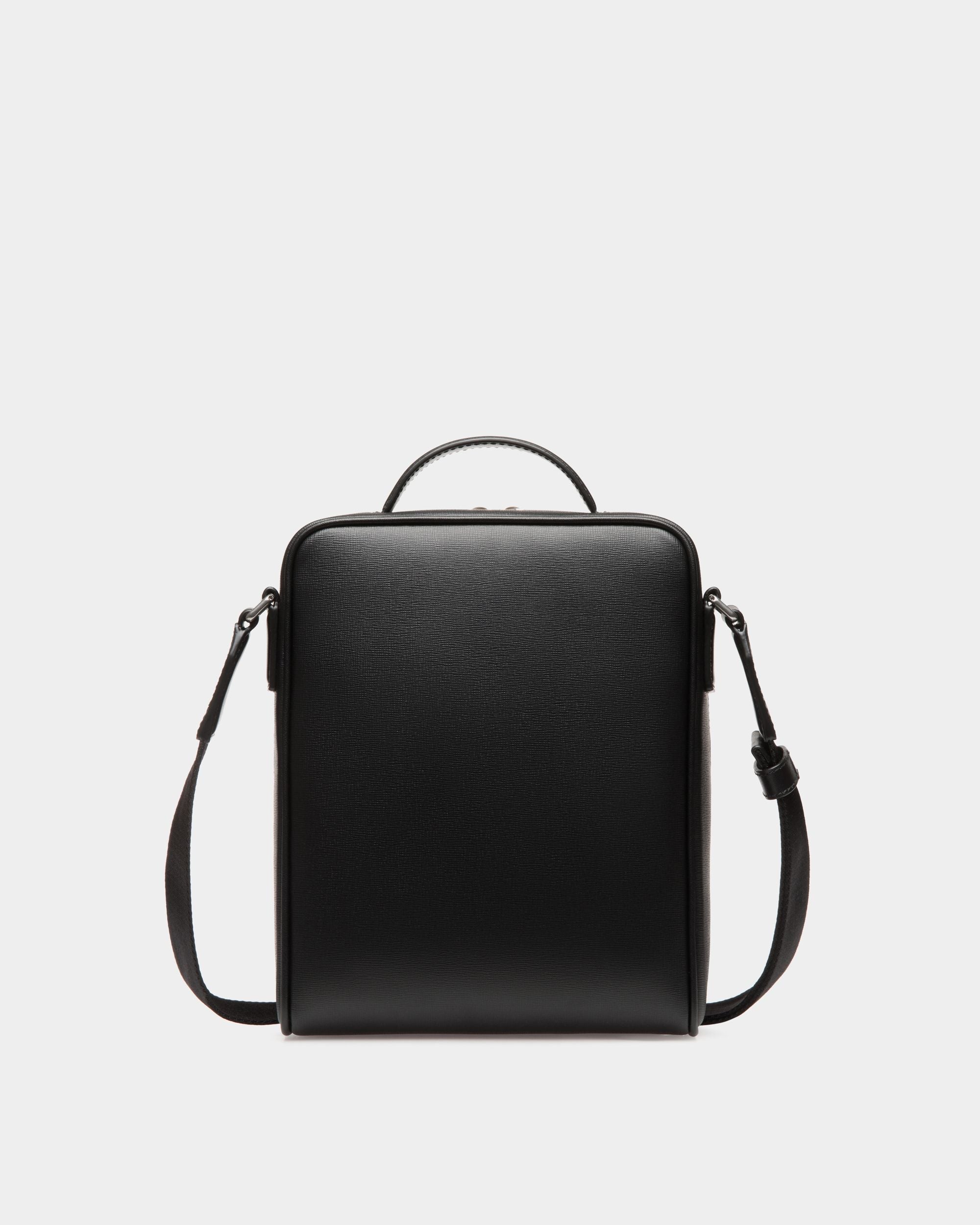 Mythos Crossbody Bag In Black Recycled Leather - Image 2