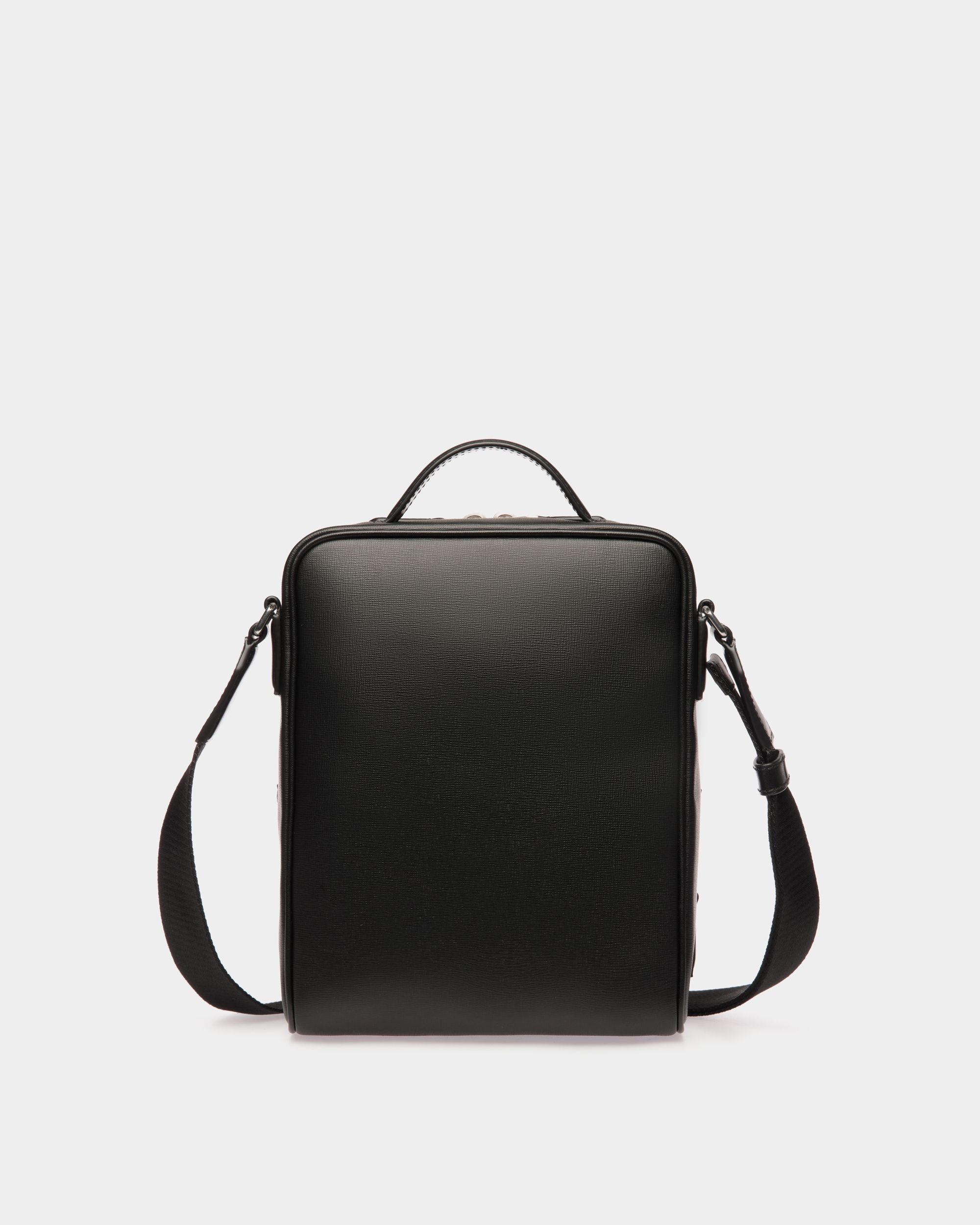 Mythos Crossbody Bag In Black Recycled Leather - Image 2