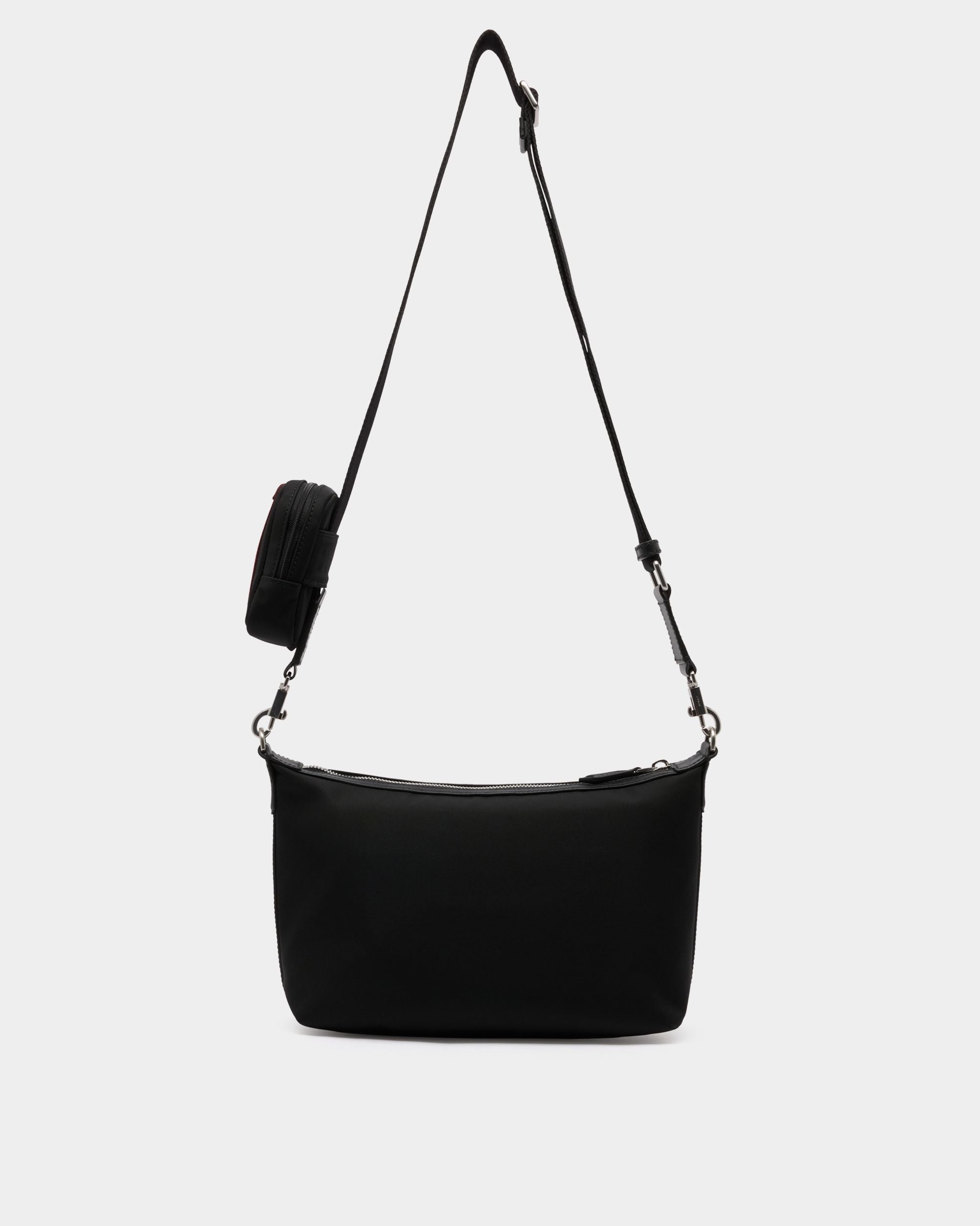 Code Crossbody Bag in Black Nylon - Image 2