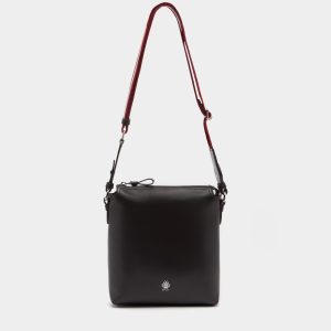 Ray Crossbody Bag in Chocolate Leather