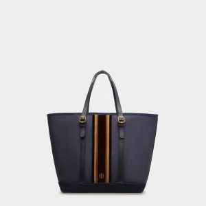 Gare Tote Bag In Marine Fabric