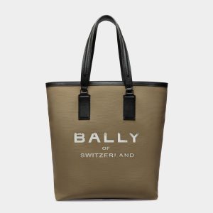 Arkle Tote Bag in Khaki Canvas