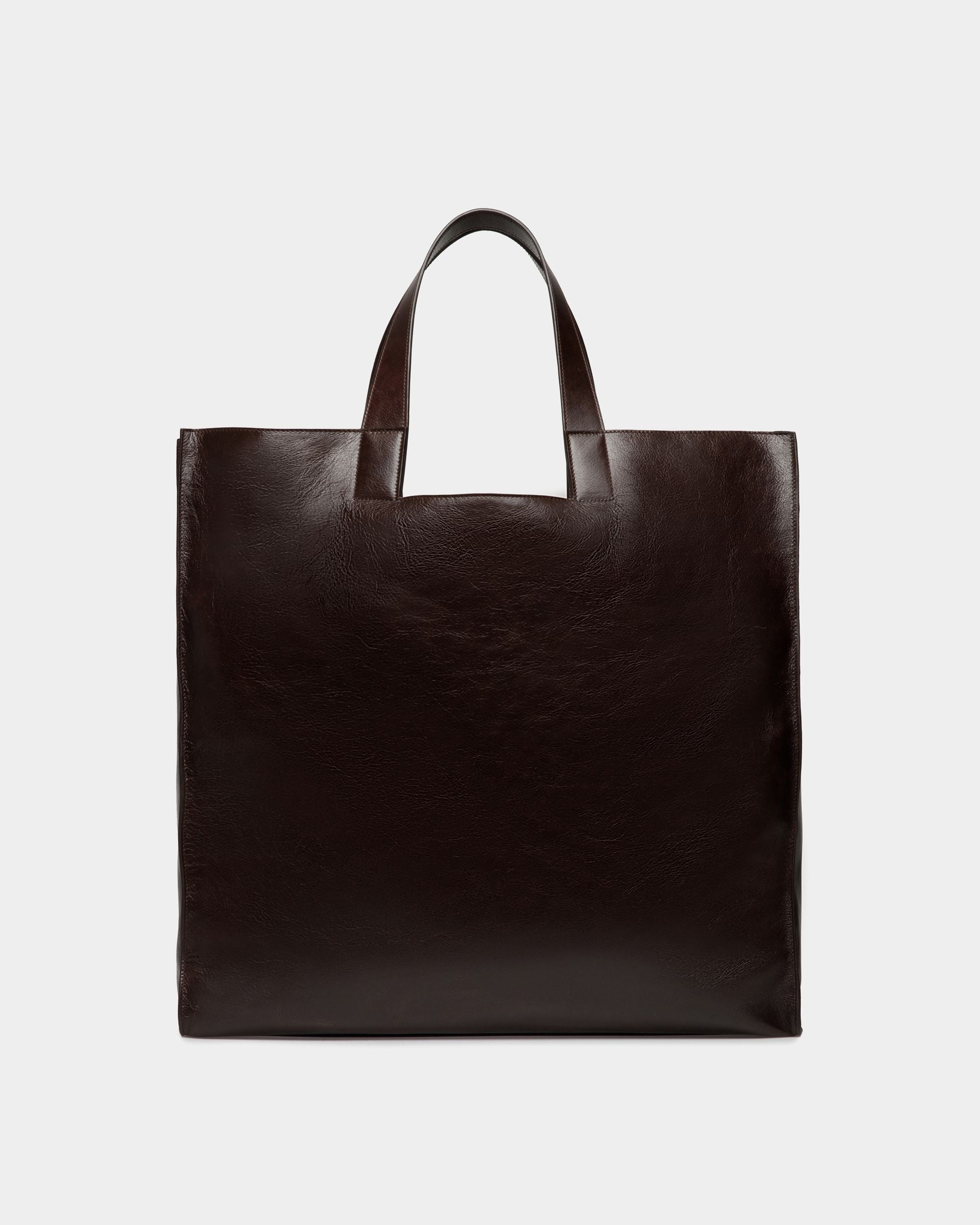 Easy Bally Tote in Ebano Leather - Image 3