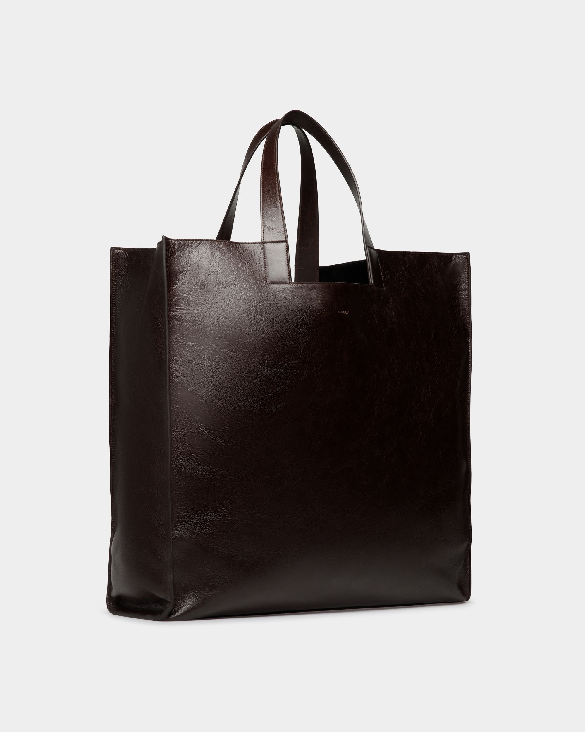 Easy Bally Tote in Ebano Leather - Image 4