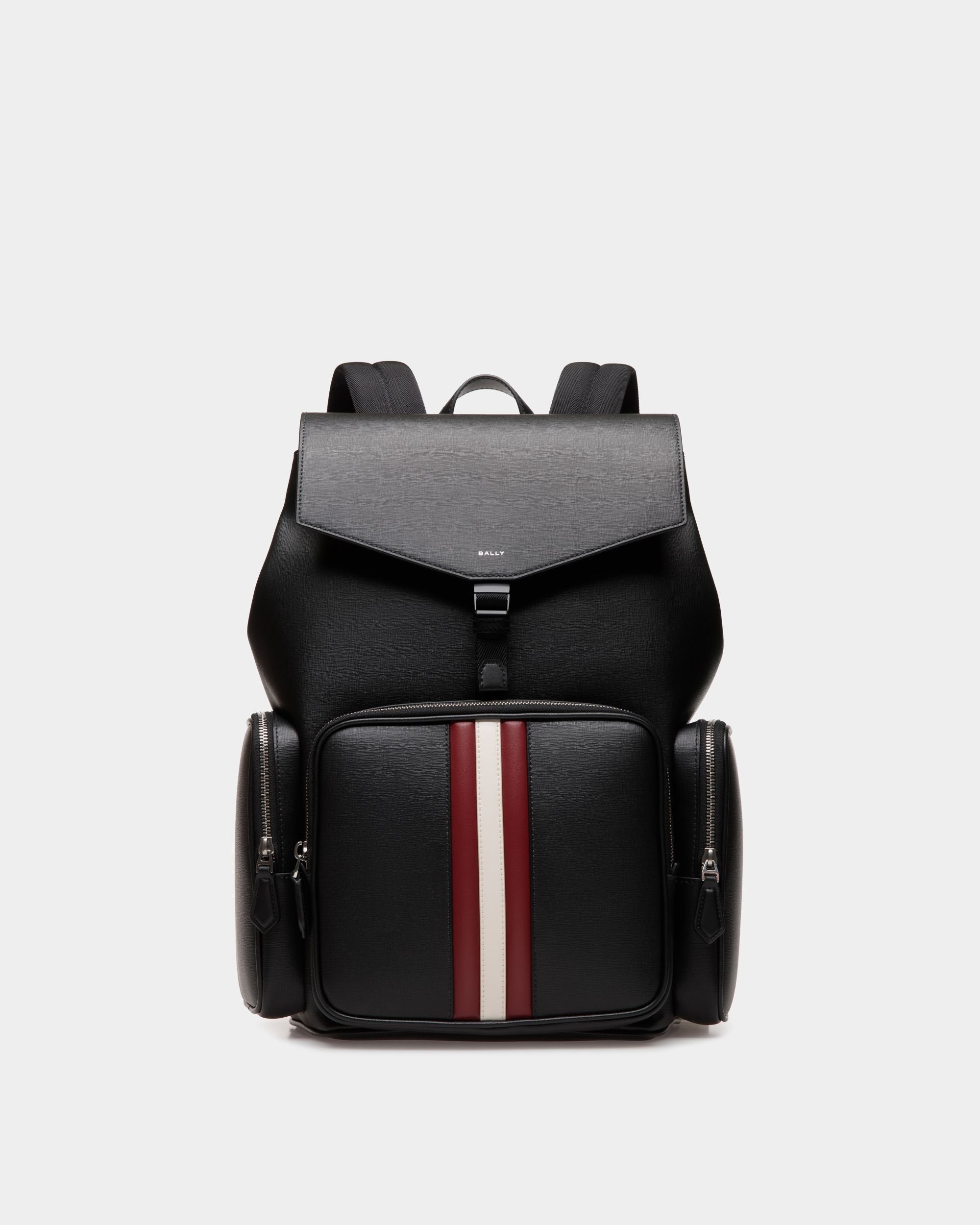Mythos Backpack in Black Recycled Leather