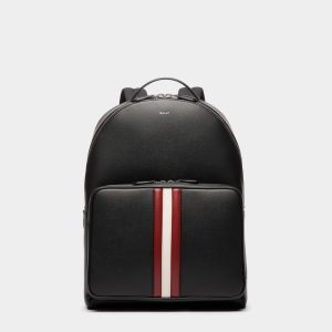 Mythos Backpack In Black Recycled Leather