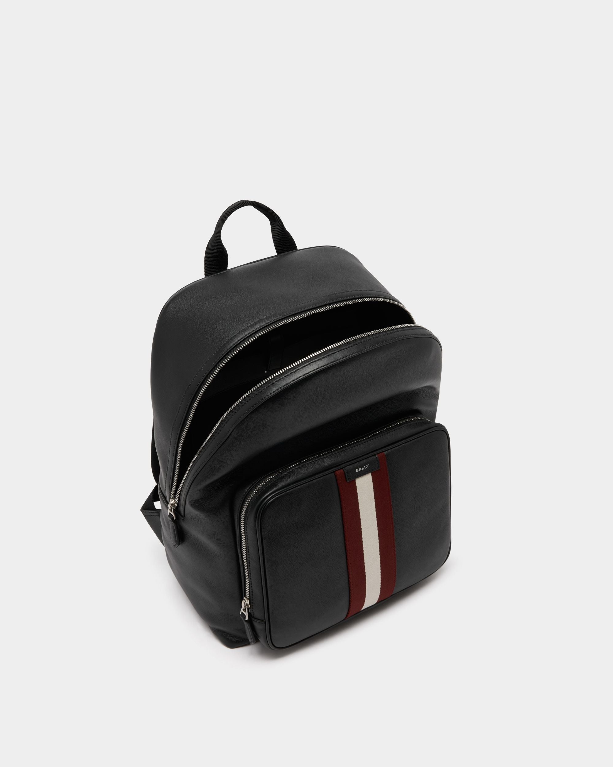 Code Backpack in Black Leather - Image 5
