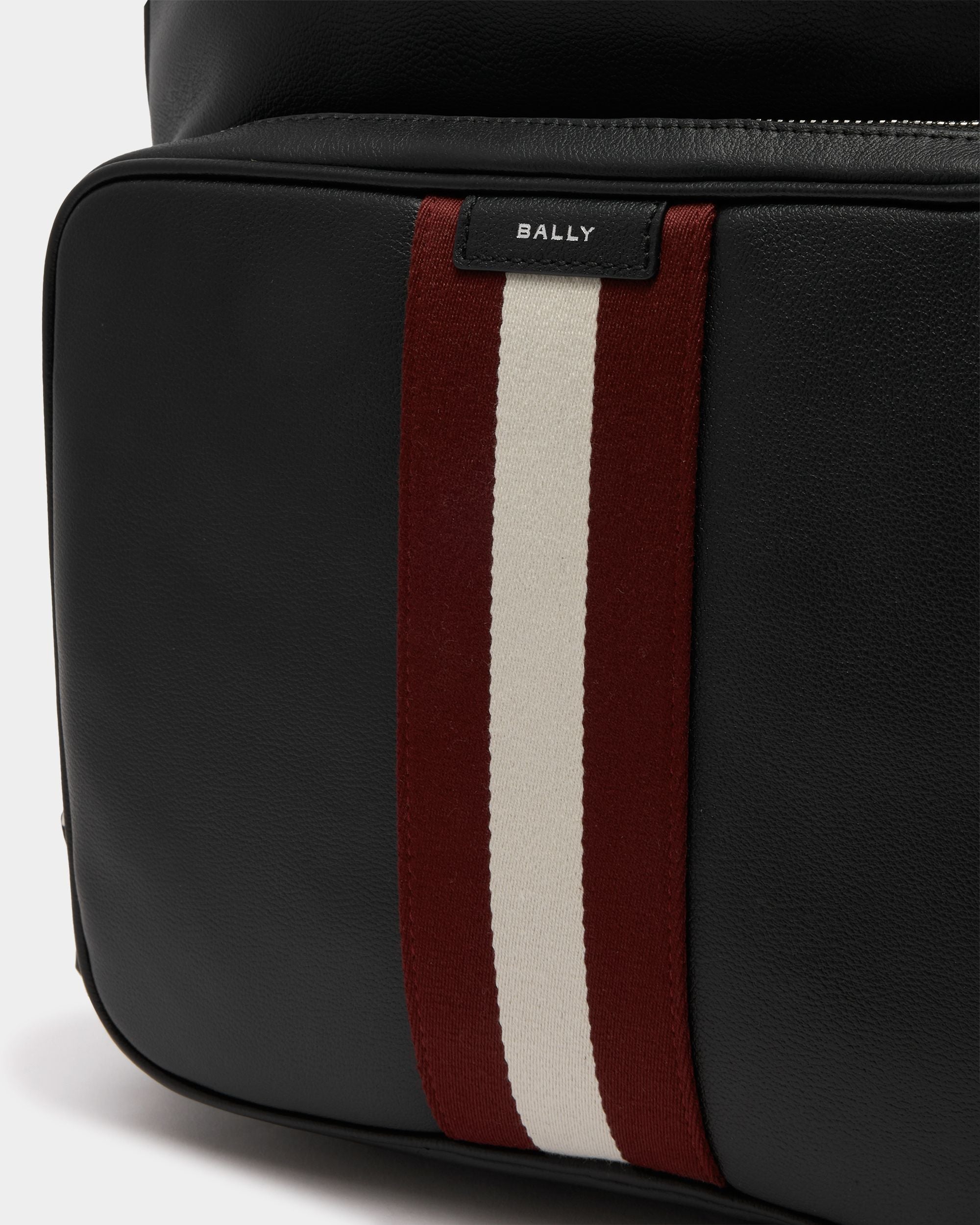 Code Backpack in Black Leather - Image 6