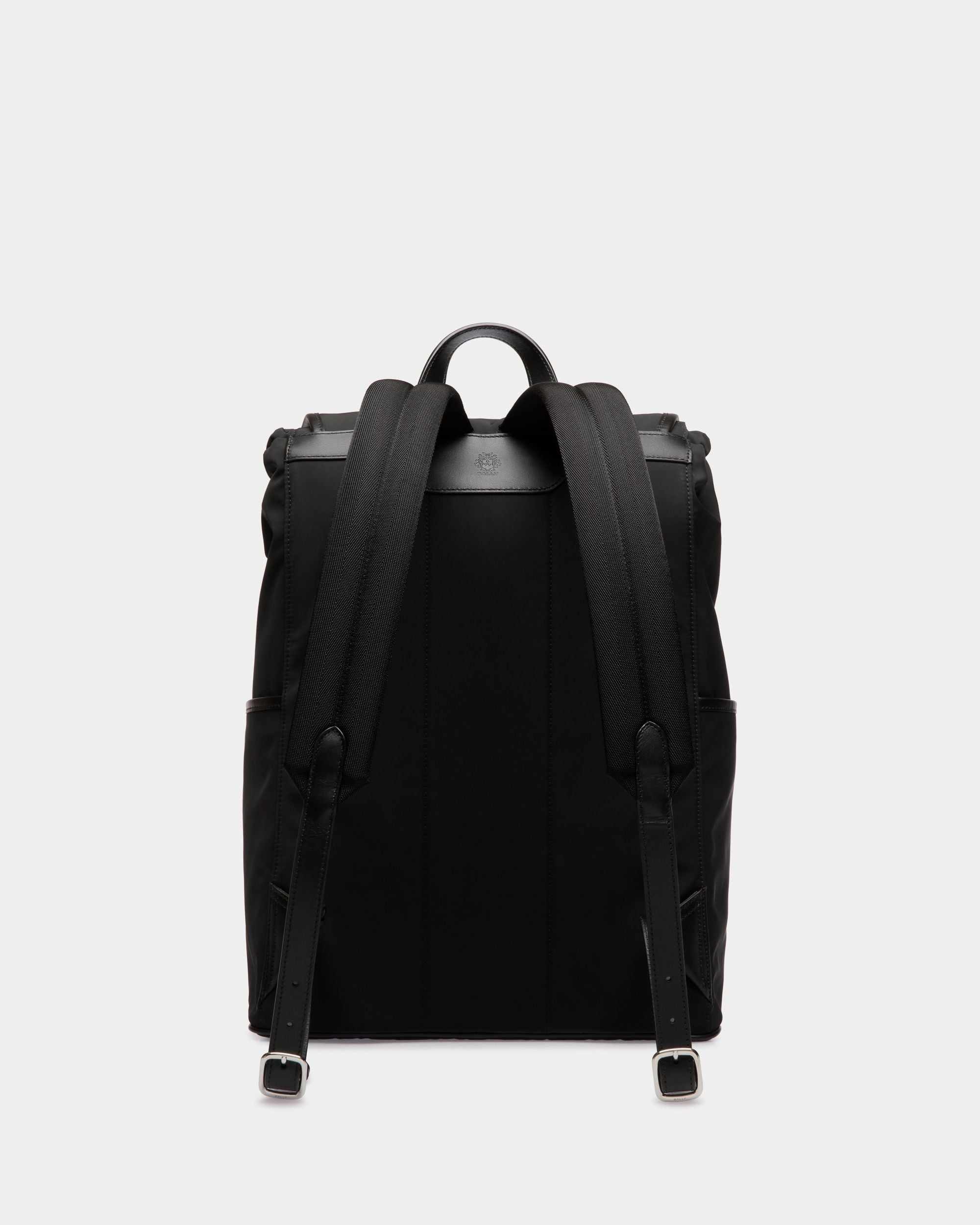 B-Light Backpack in Black Nylon and Leather - Image 2