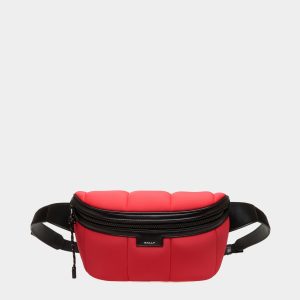 Mountain Belt Bag In Red Neoprene
