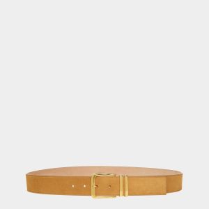 Casual Fixed 40mm Belt In Desert Leather