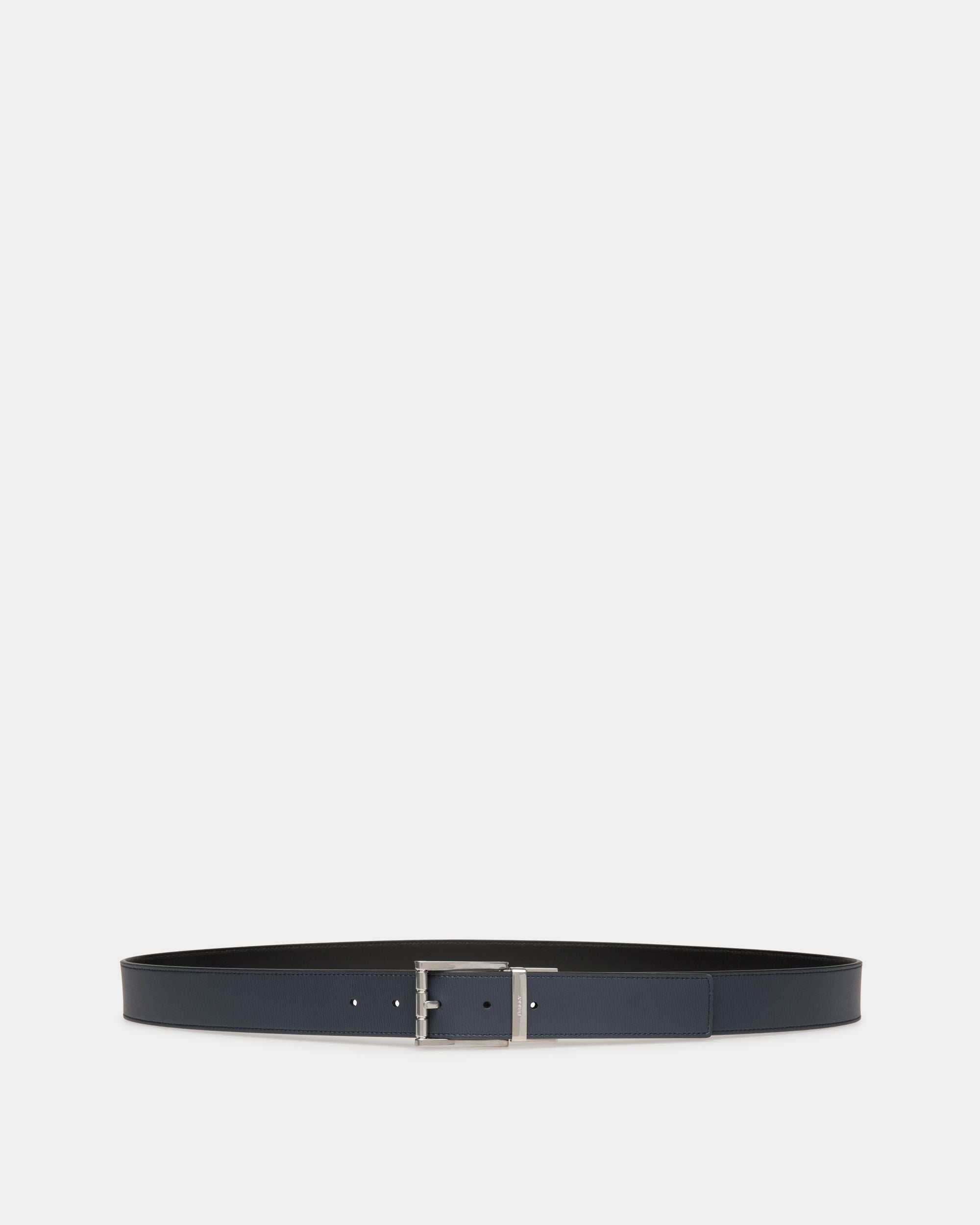 Dress Belt In Midnight Leather