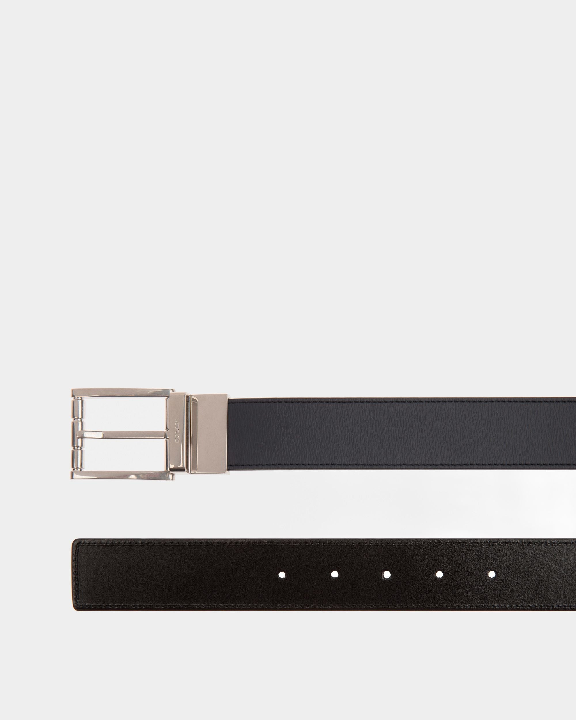 Dress Belt In Midnight Leather - Image 2