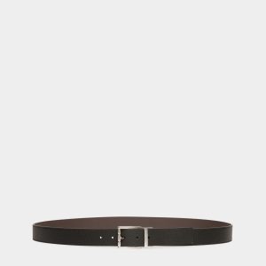 Astory 35mm Reversible And Adjustable Belt In Black And Brown Leather