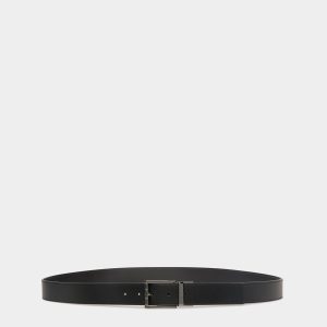Astory 35mm Reversible And Adjustable Belt In Black Leather