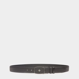 Govin 30 mm Reversible And Adjustable Belt in Black Leather