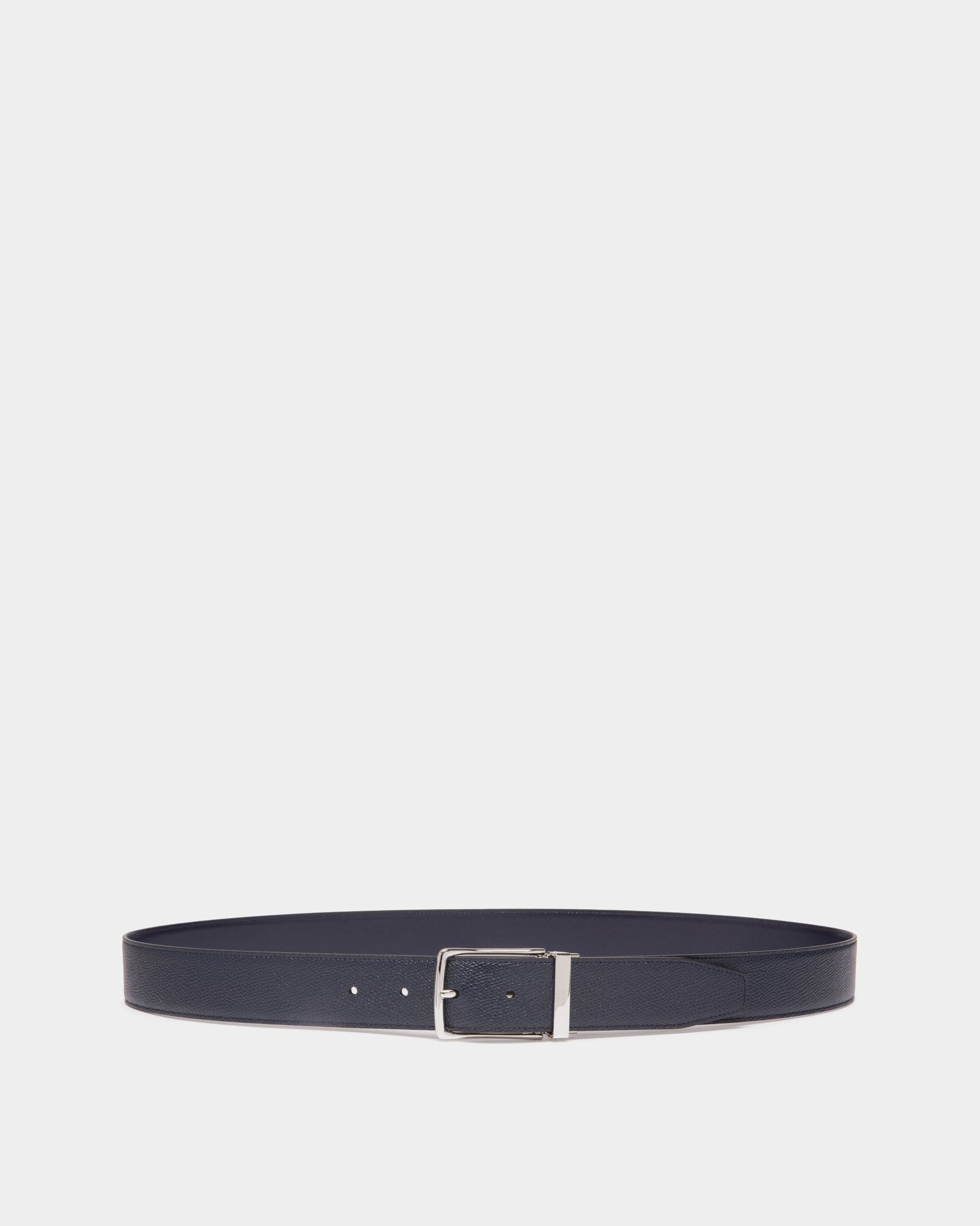 Ketter 35mm Reversible And Adjustable Belt in Navy Blue Leather