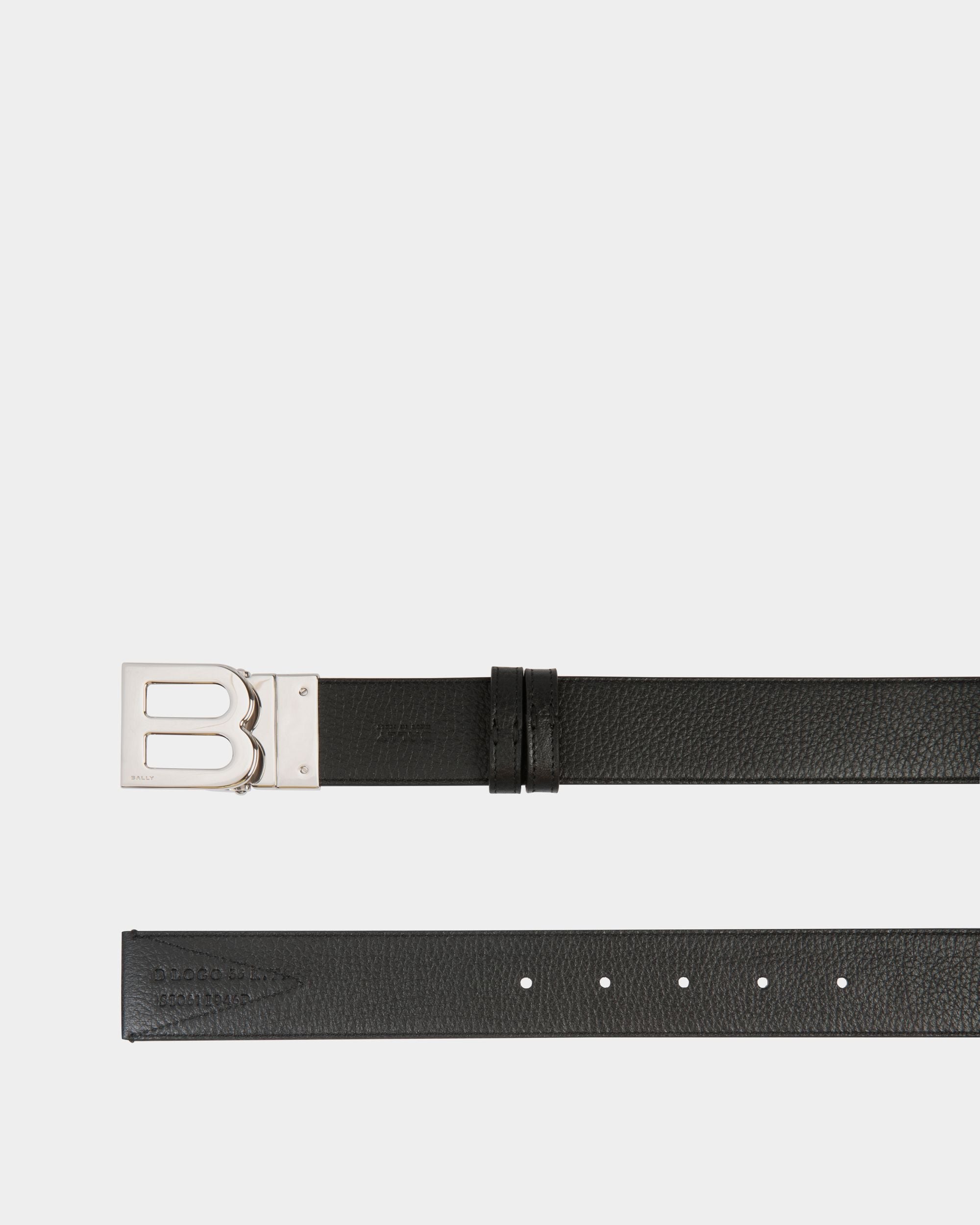 B Logo 35mm Reversible Belt in Red and White Fabric And Leather - Image 2