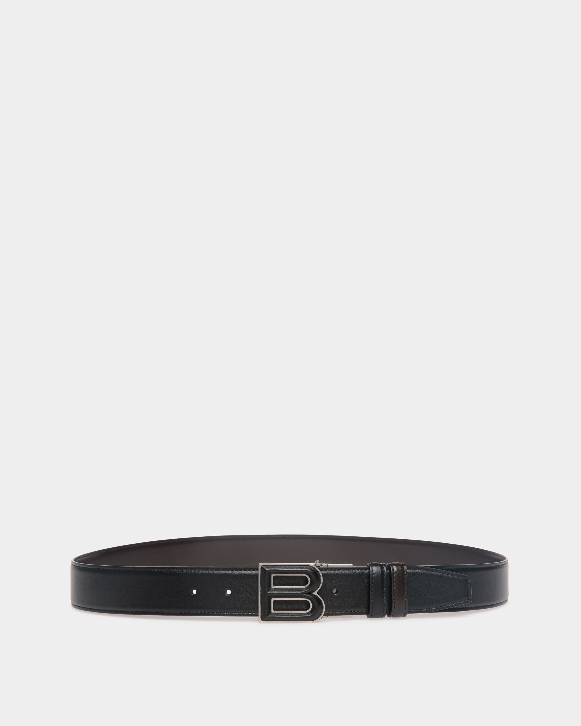 B Bold 35mm Reversible And Adjustable Belt In Black And Brown Leather