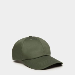 Baseball Hat With Bally Crest Logo In Military Green Cotton