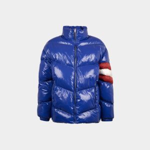 Puffer Jacket In Blue