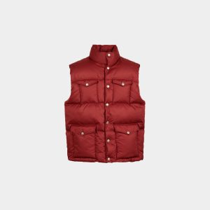 Puffer Vest In Red