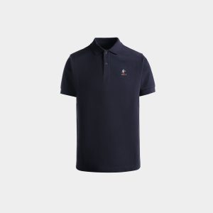 Cutsew Polo In Blue Cotton