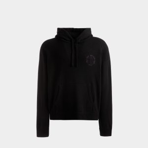 Sweatshirt In Marine Wool And Cashmere