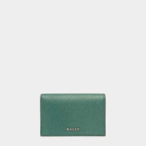 Balee Leather Beniness Card Holder In Green