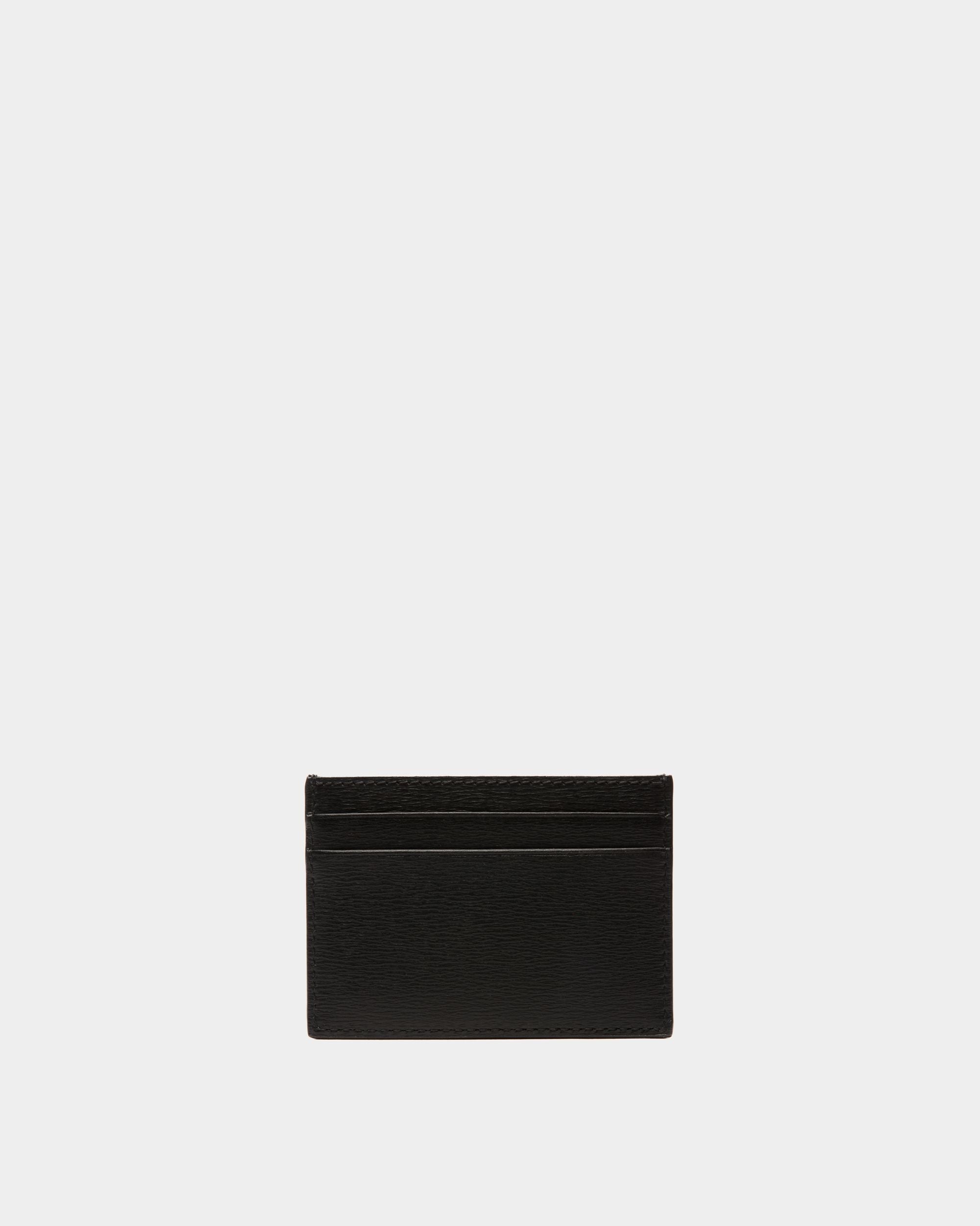 Crossing Card Holder In Black Leather - Image 2
