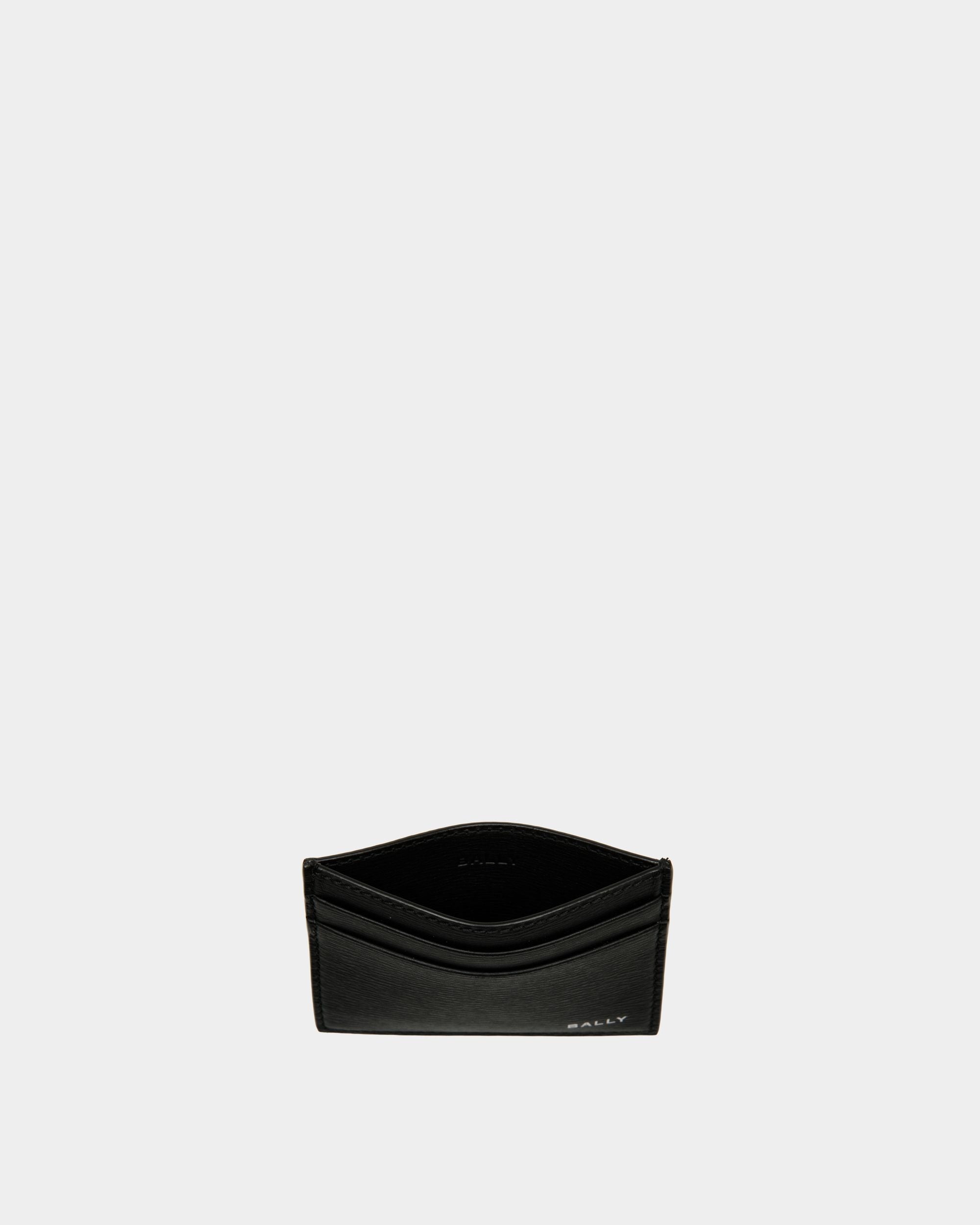 Crossing Card Holder In Black Leather - Image 3