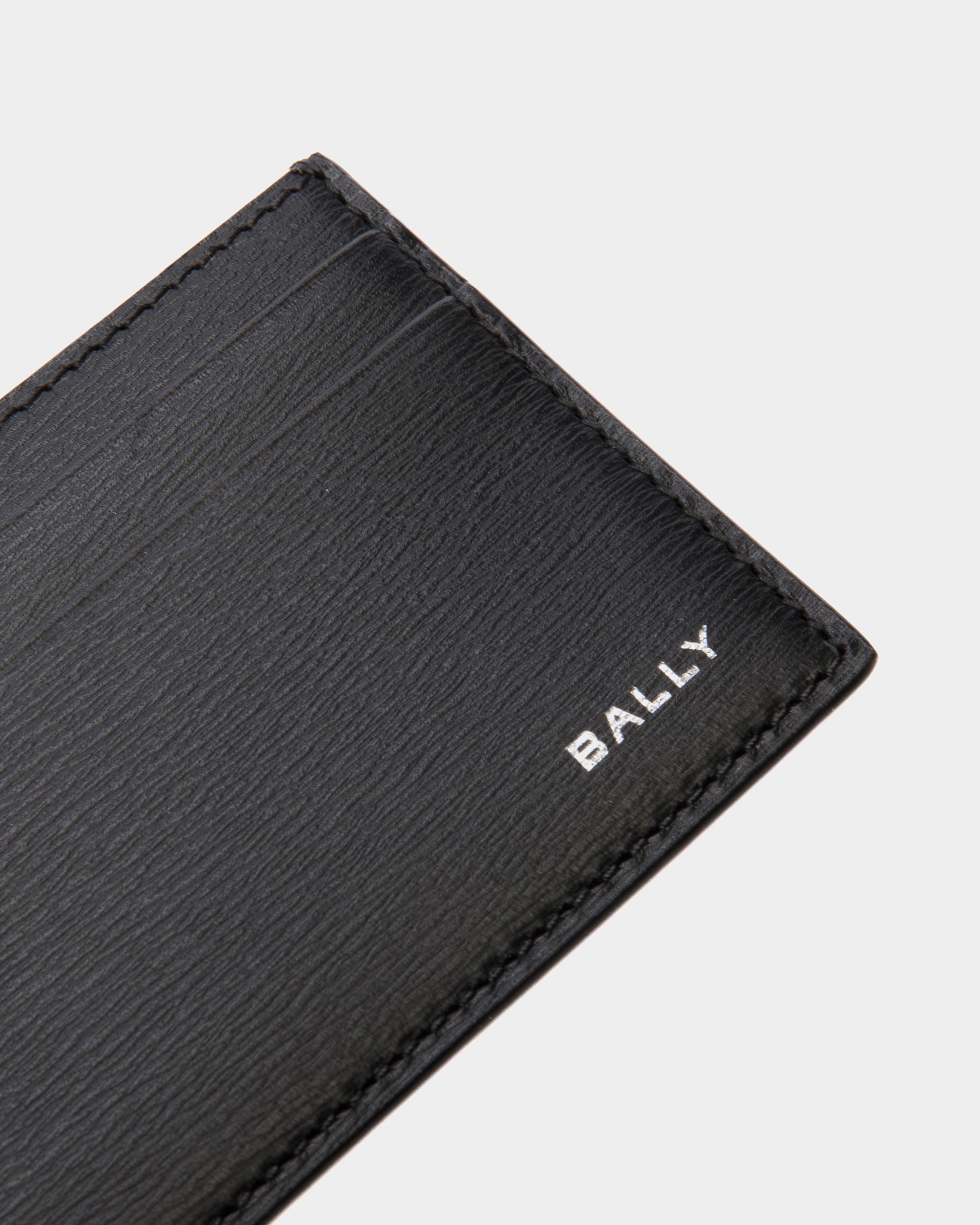 Crossing Card Holder In Black Leather - Image 4