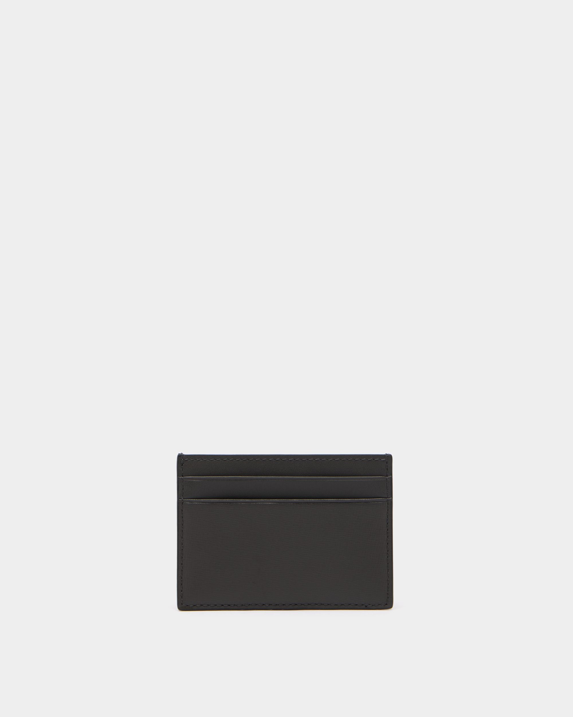 Mythos Card Holder in Grey Recycled Leather - Image 2