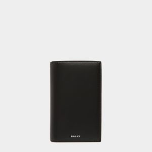 Busy Bally Continental Wallet in Black Leather