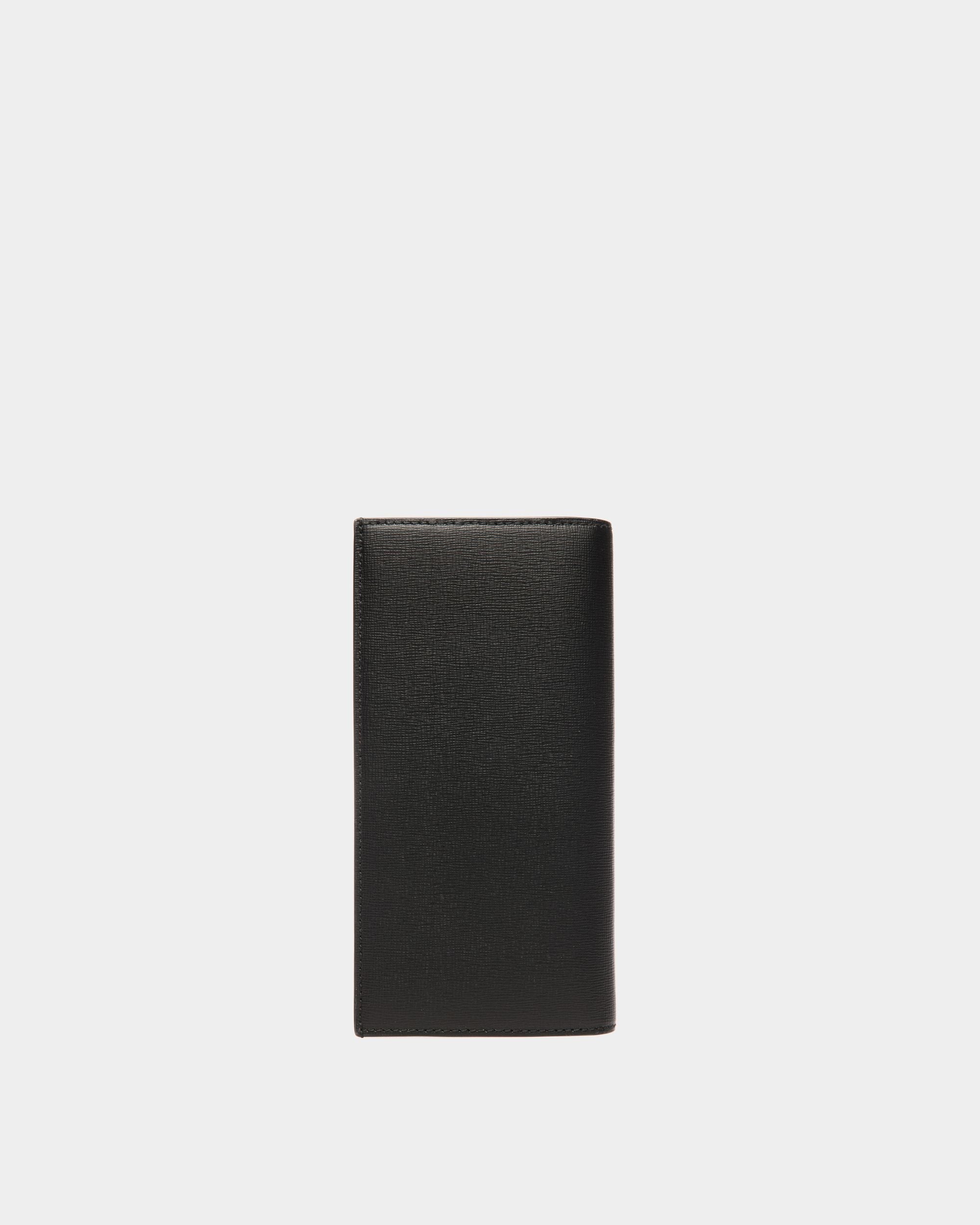Mythos Continental Wallet In Black Recycled Leather - Image 2