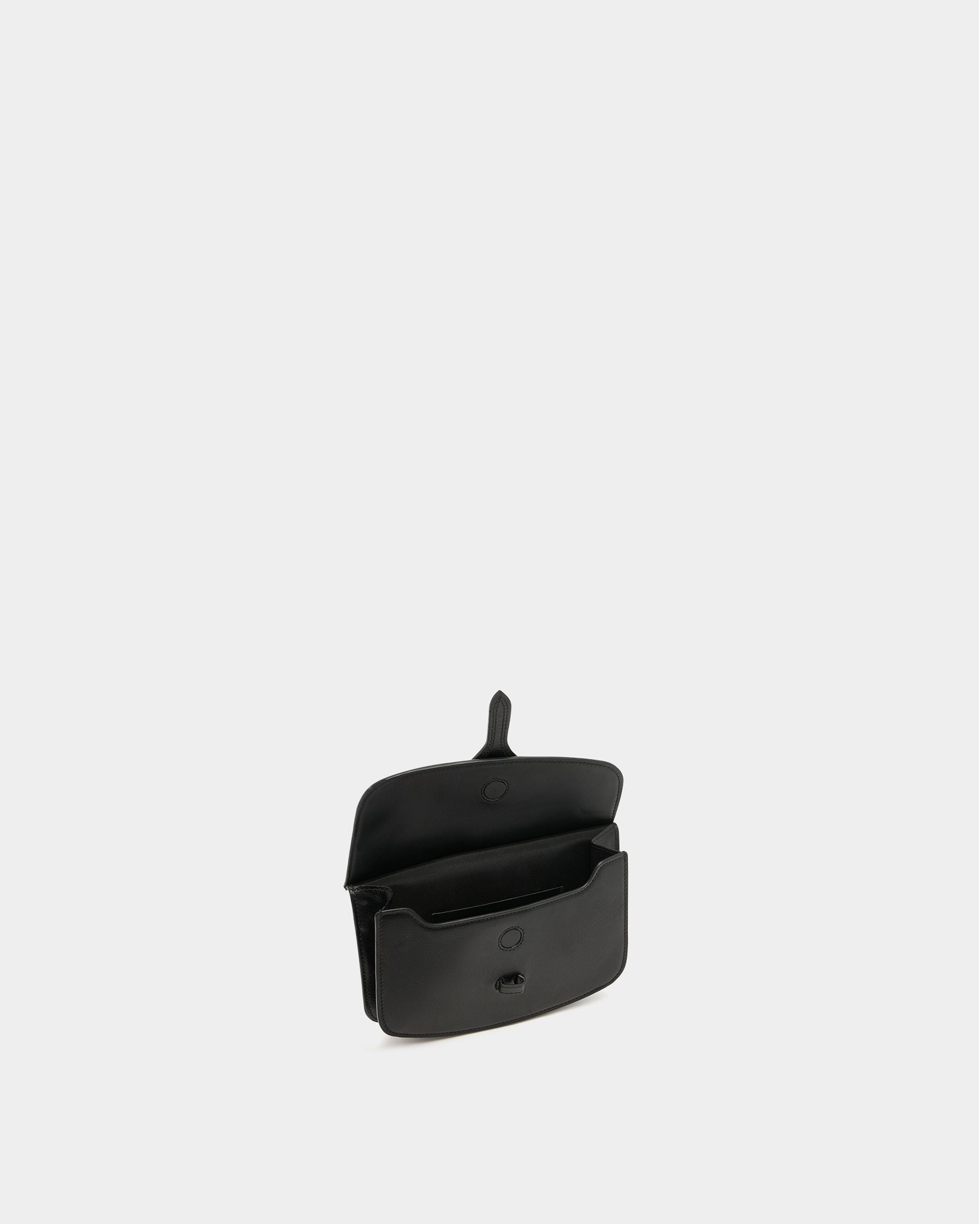 Beckett Mini Bag in Black Leather - Image 5