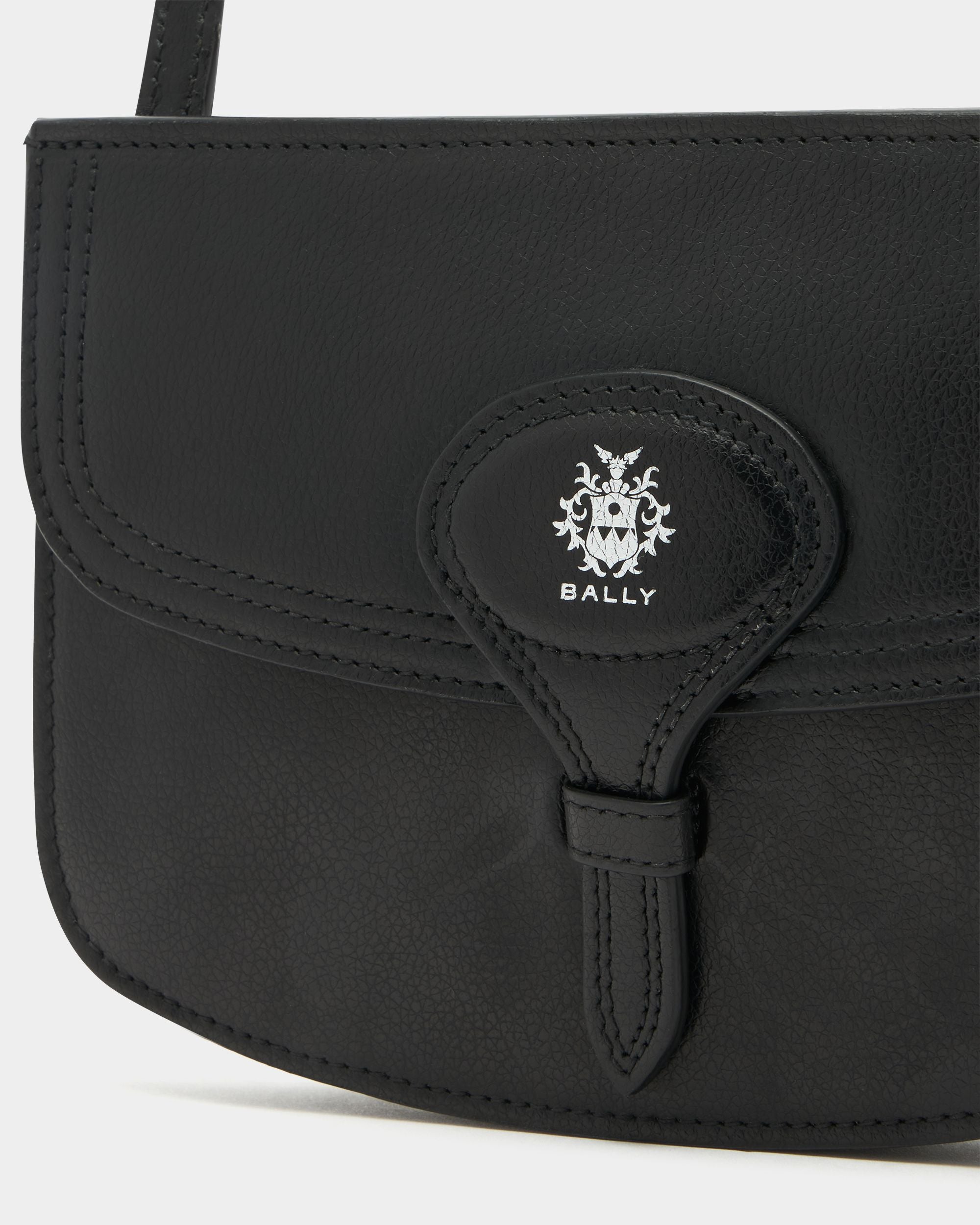 Beckett Mini Bag in Black Leather - Image 6