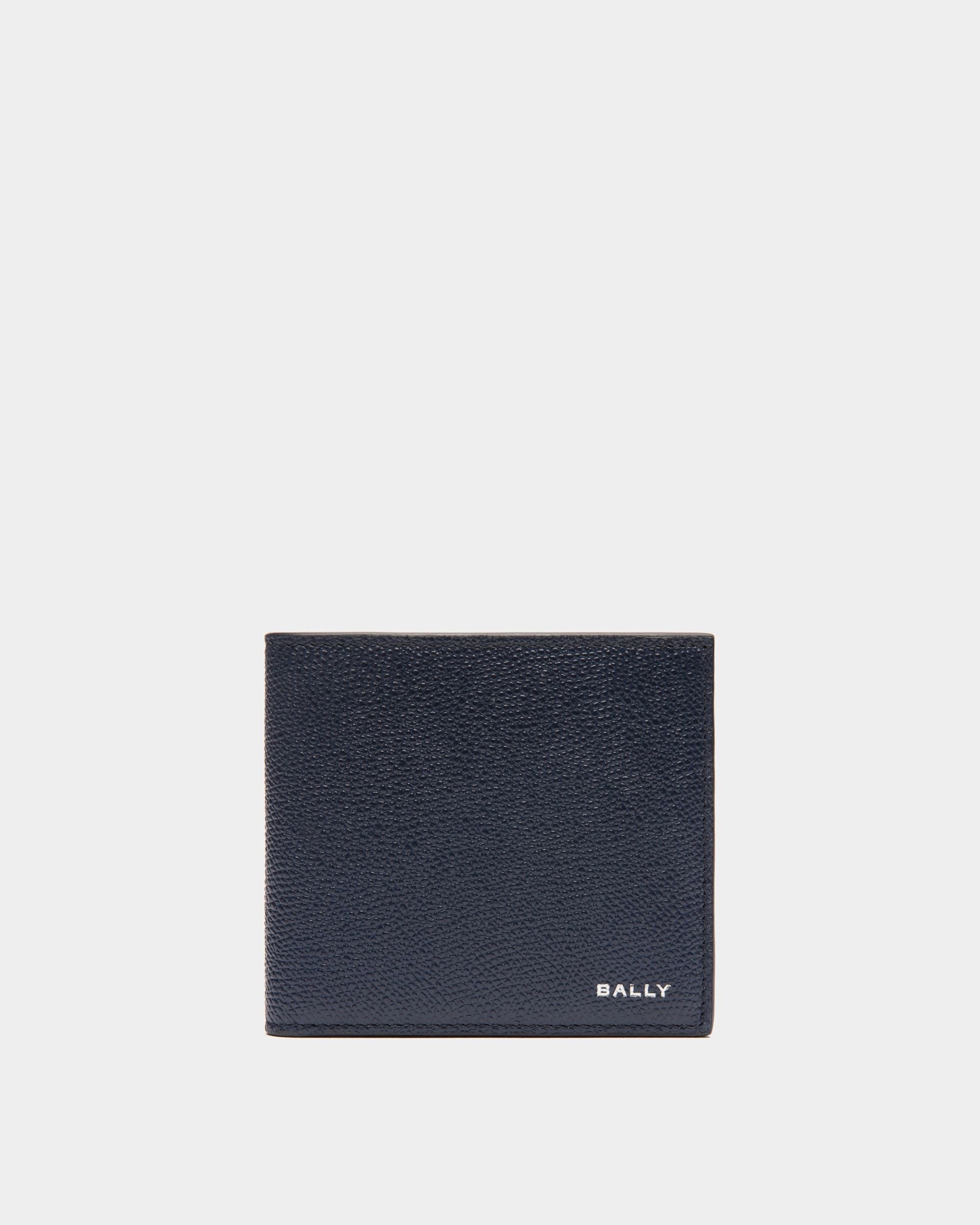 Flag Bifold Wallet in Blue Leather