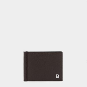 Bifold Wallet in Coffee Embossed Leather