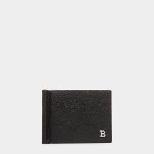 Wallet In Black Embossed Leather