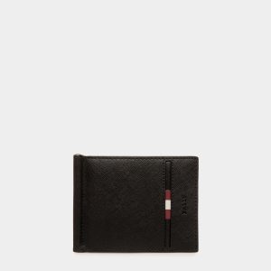 Wallet in Black Embossed Leather