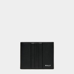 Mythos Bifold Wallet In Black Recycled Leather